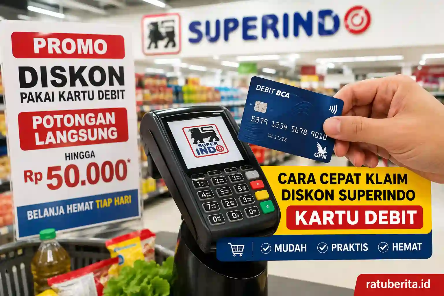 Cara Cepat Klaim Diskon Superindo Kartu Debit