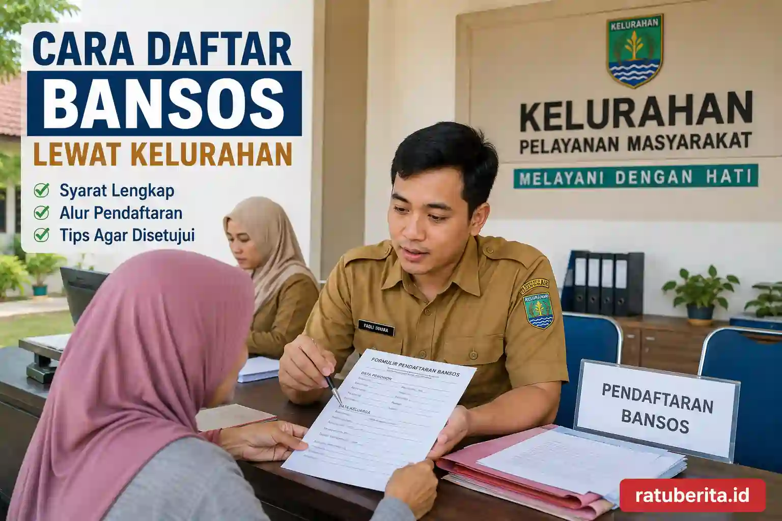 Cara Daftar Bansos Lewat Kelurahan