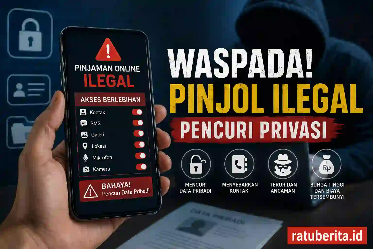 Cara Mendeteksi Aplikasi Pinjol Ilegal Pencuri Privasi
