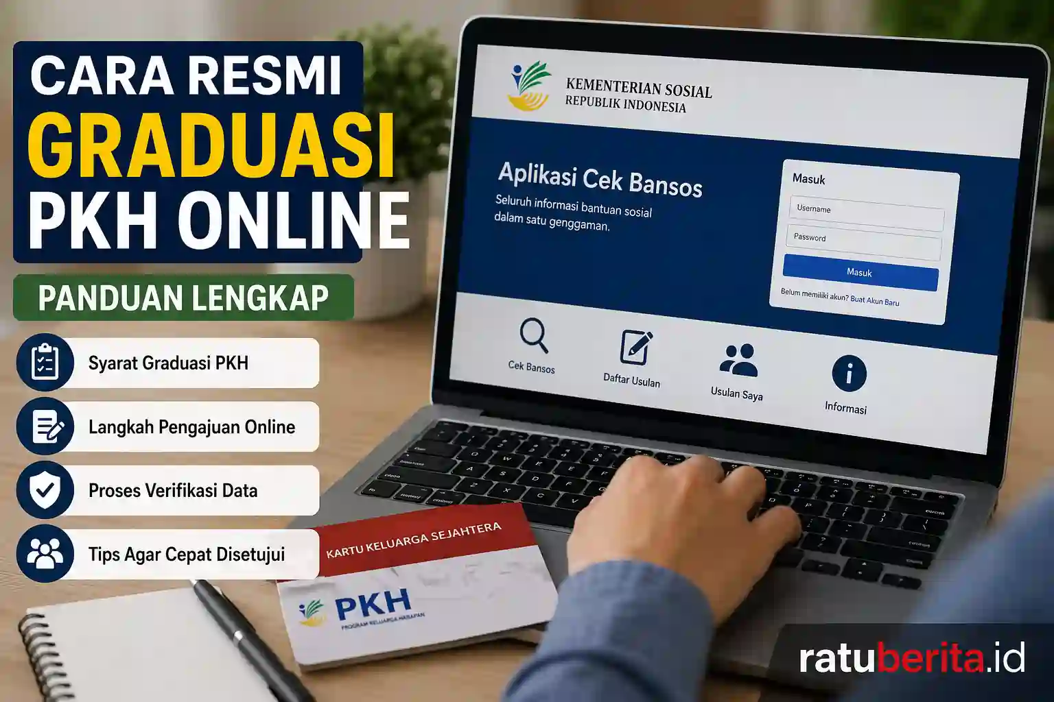 Cara Resmi Graduasi PKH Online