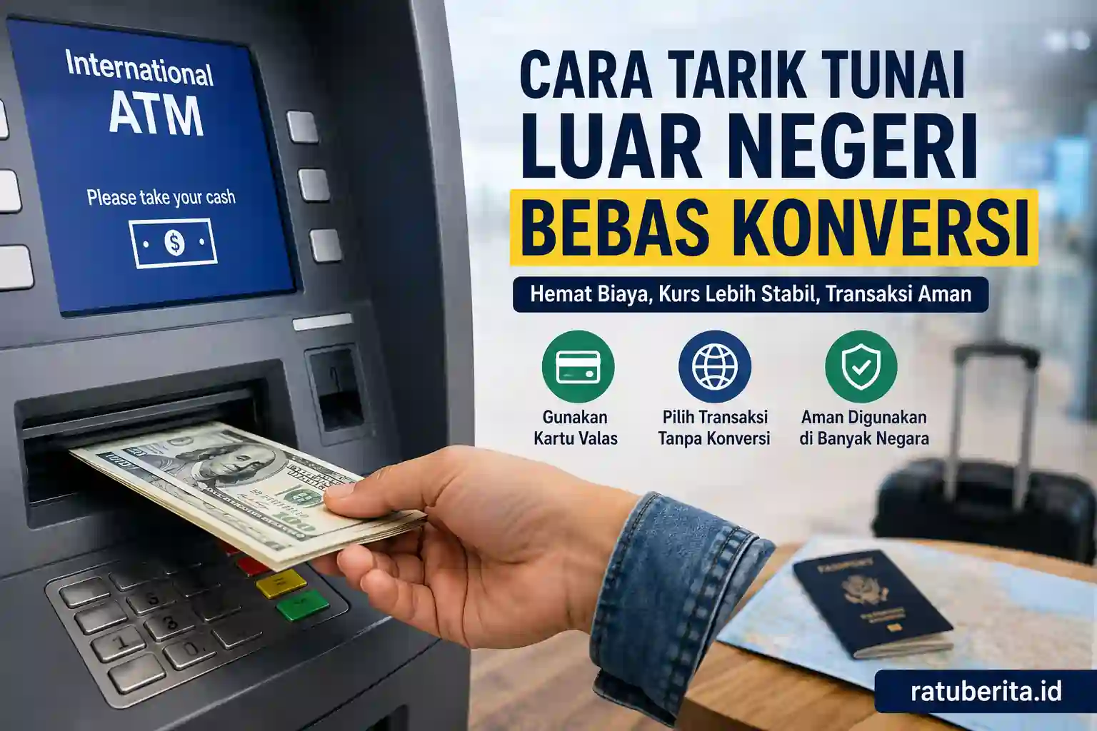 Cara Tarik Tunai Luar Negeri Bebas Konversi