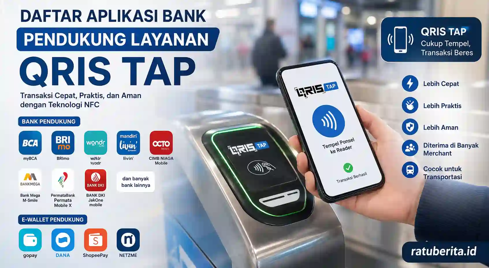 Daftar Aplikasi Bank Pendukung Layanan Qris Tap