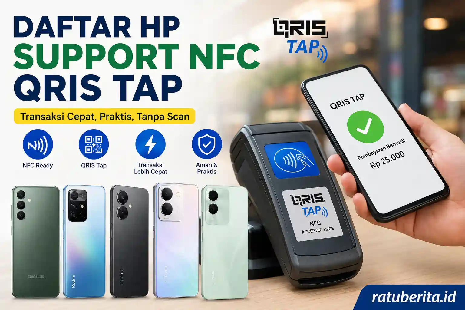 Daftar Hp Support Nfc Qris Tap