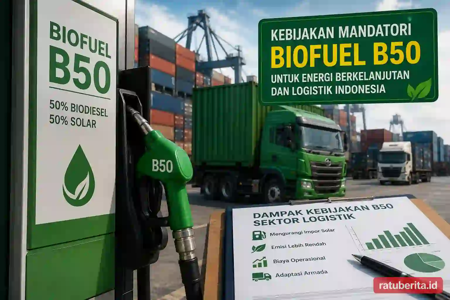 Dampak Kebijakan Mandatori Biofuel B50 Sektor Logistik