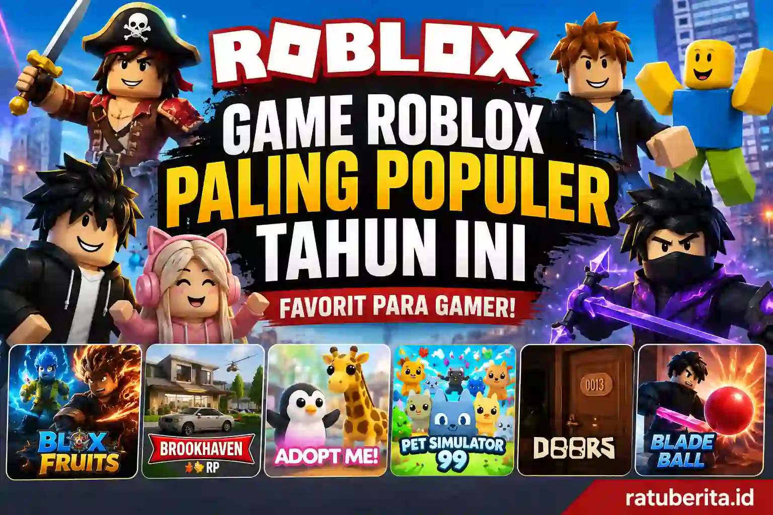 Game Roblox Paling Populer Tahun Ini