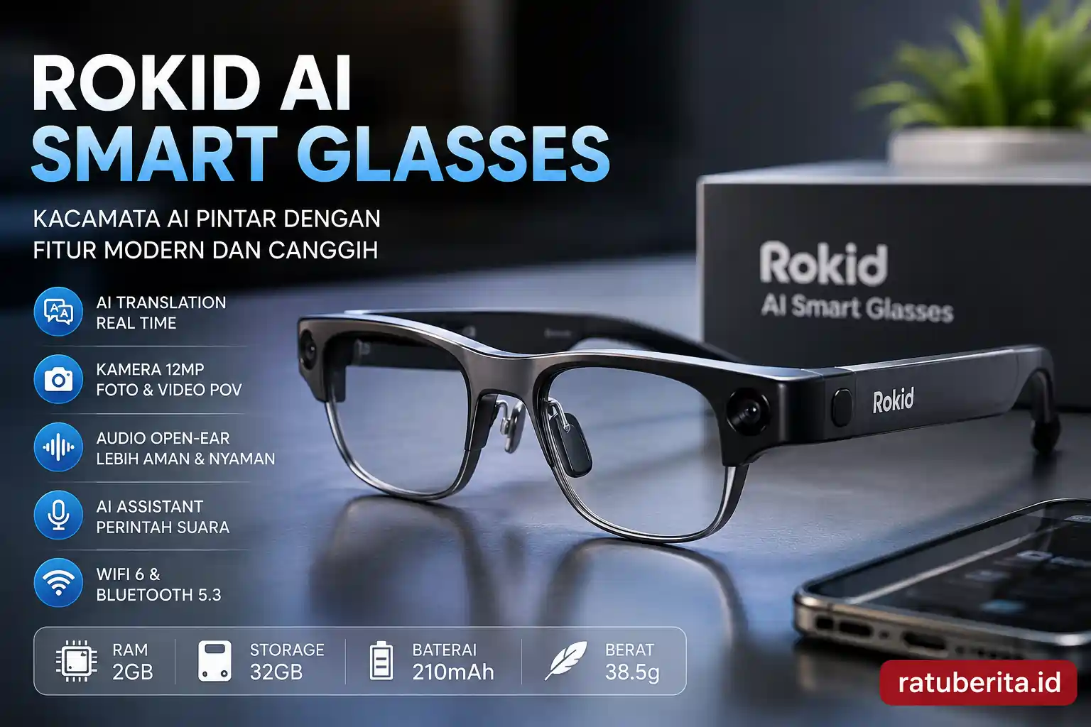 Harga Rokid Ai Smart Glasses Indonesia Terbaru 2026 Resmi