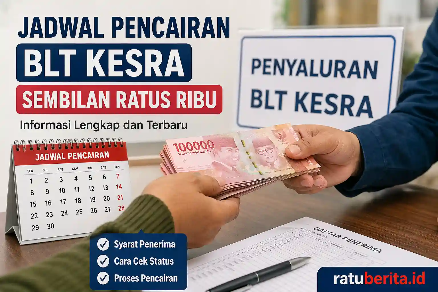 Jadwal Pencairan Blt Kesra Sembilan Ratus Ribu