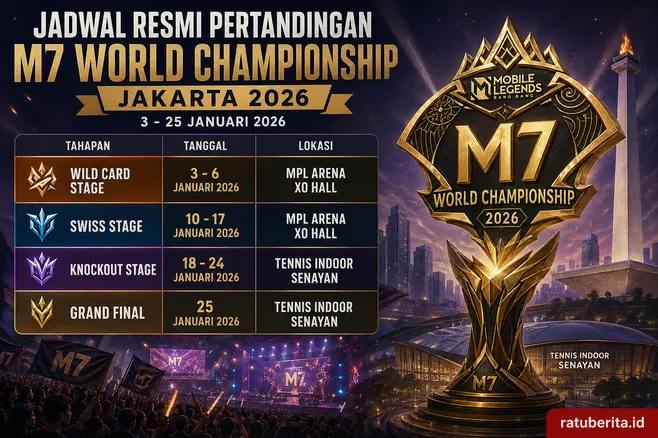 Jadwal Resmi Pertandingan M7 World Championship Jakarta