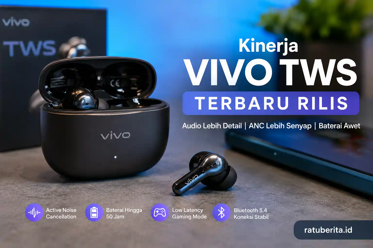 Kinerja Earbuds Vivo Tws Terbaru Rilis