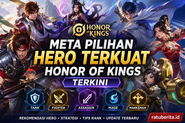 Meta Pilihan Hero Terkuat Honor Of Kings Terkini