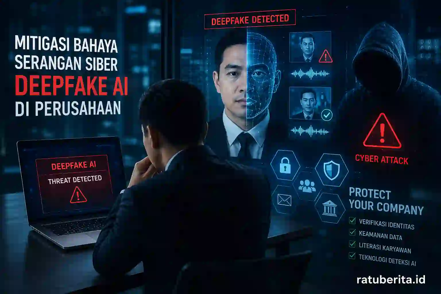 Mitigasi Bahaya Serangan Siber Deepfake Ai Perusahaan