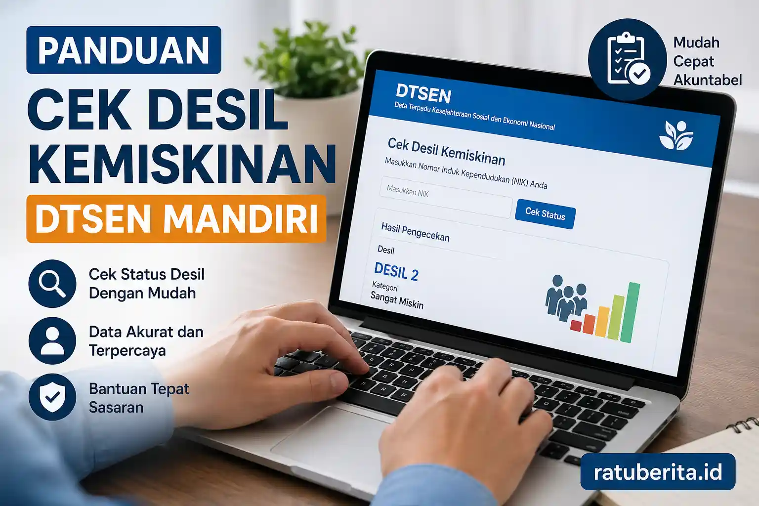 Panduan Cek Desil Kemiskinan Dtsen Mandiri