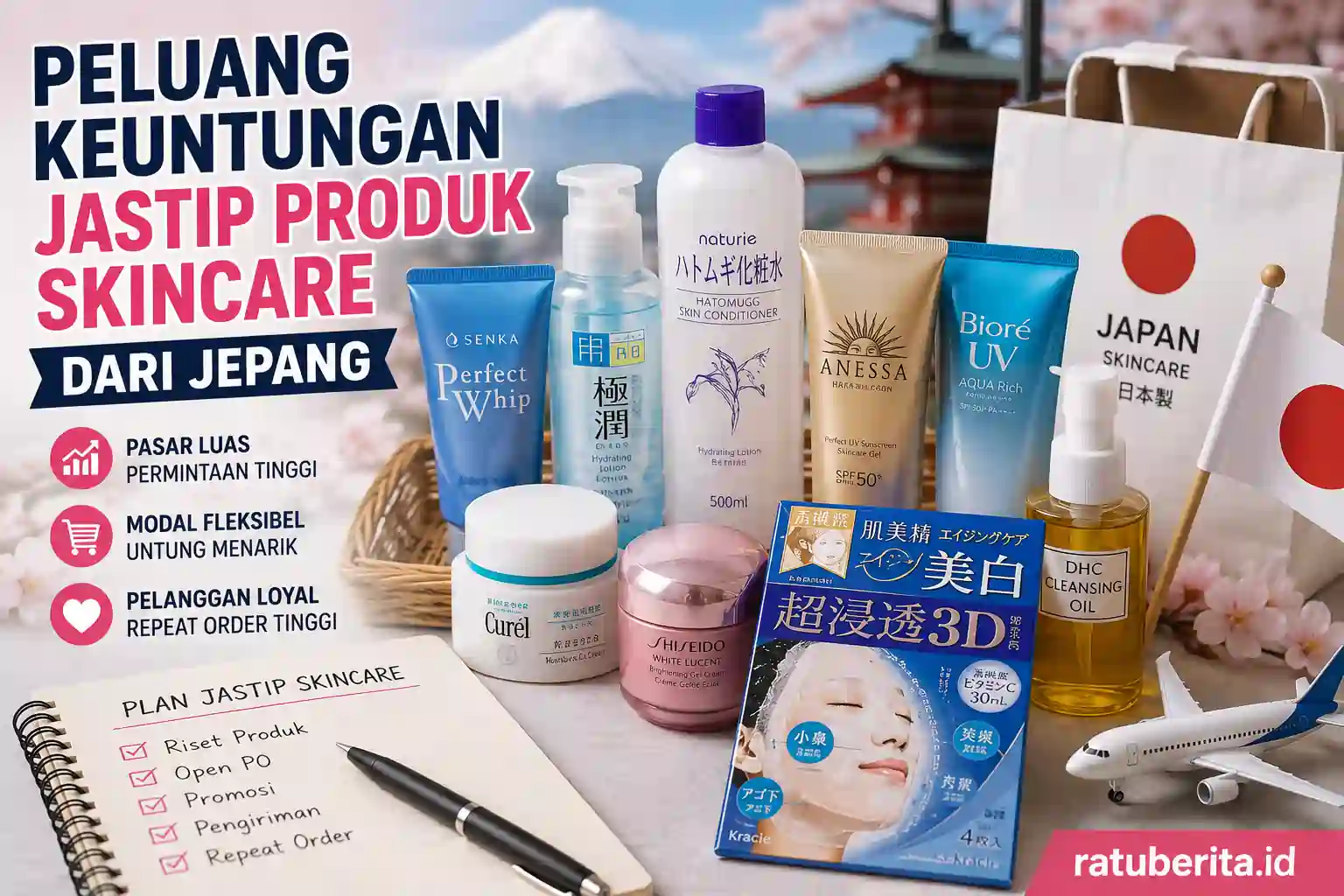 Peluang Keuntungan Jastip Produk Skincare Dari Jepang