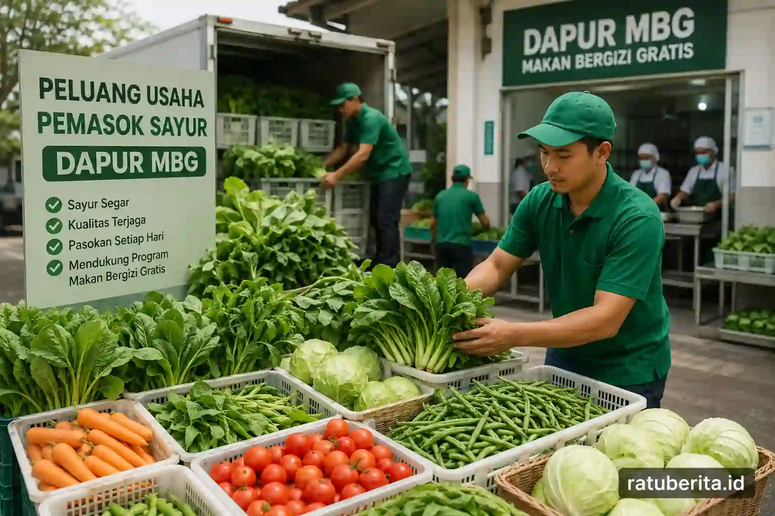 Peluang Usaha Menjadi Pemasok Sayur Dapur Mbg