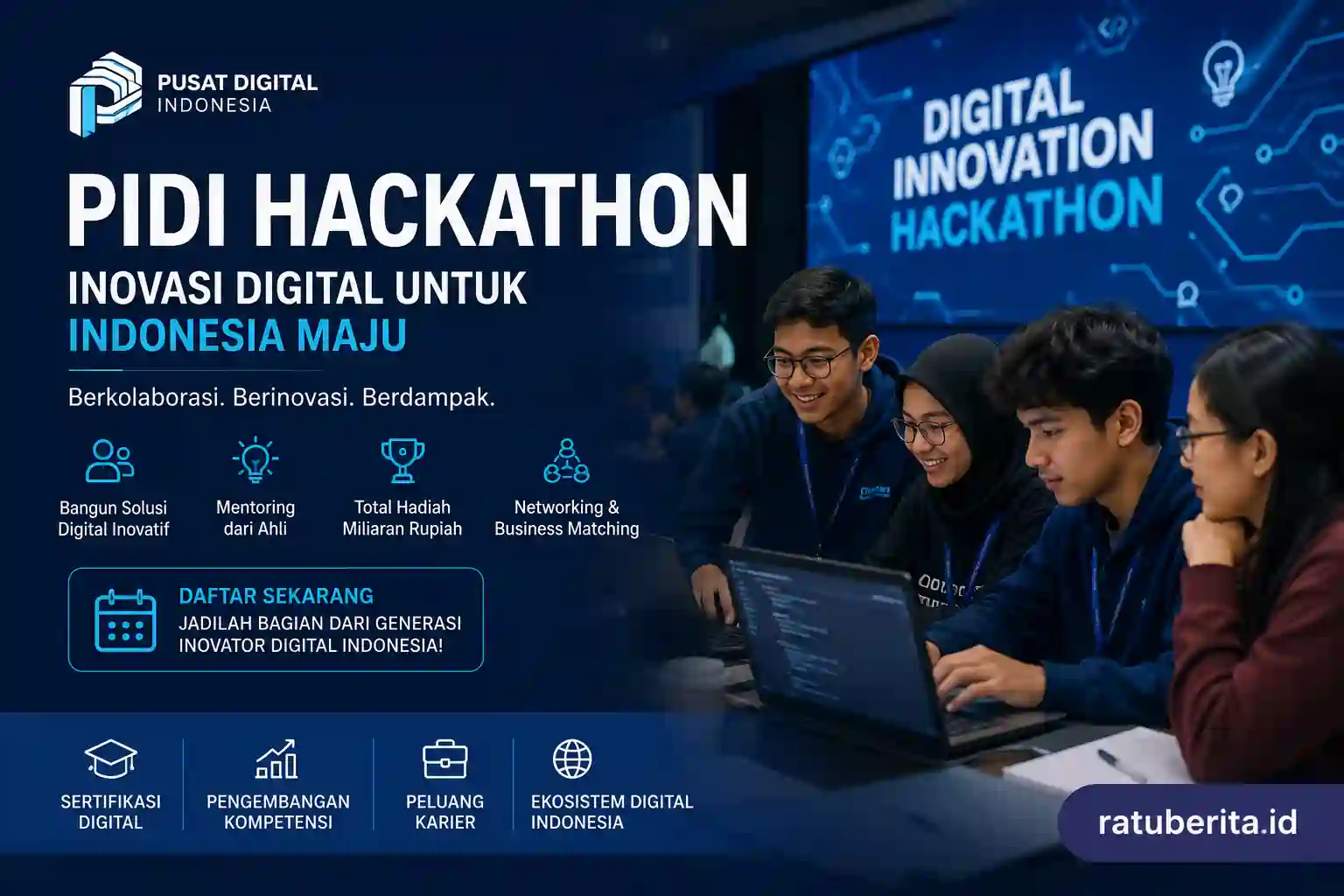 Pendaftaran Inovasi Pusat Digital Indonesia Pidi Hackathon
