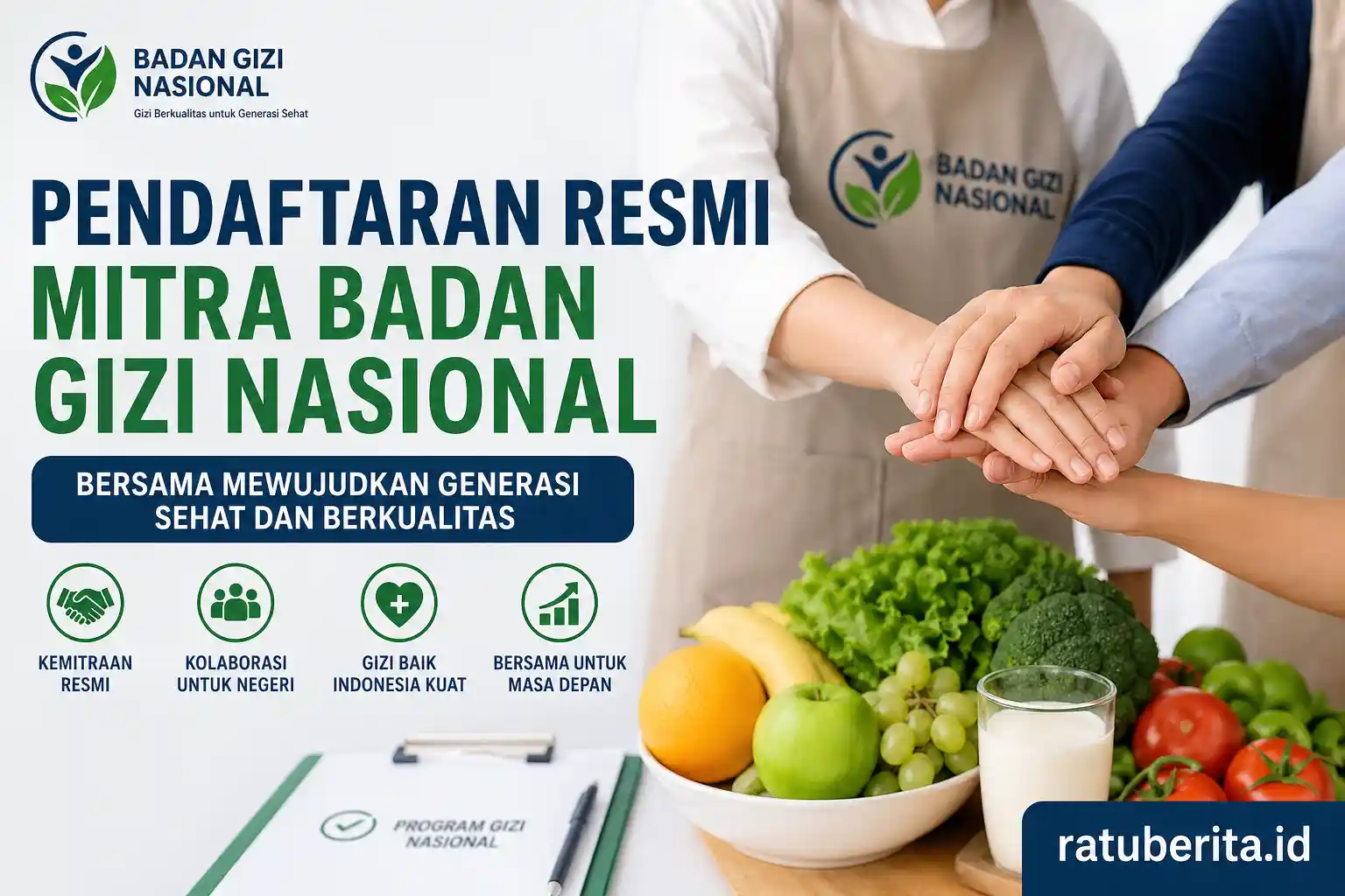 Pendaftaran Resmi Mitra Badan Gizi Nasional