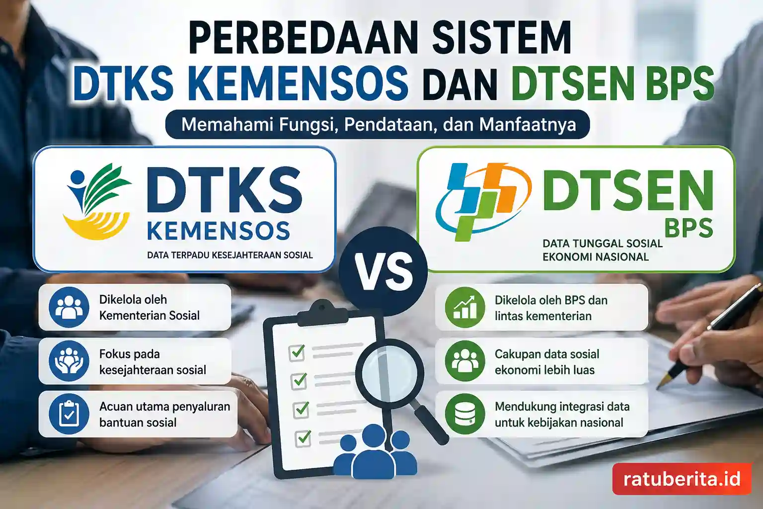 Perbedaan Sistem Dtks Kemensos Dan Dtsen Bps