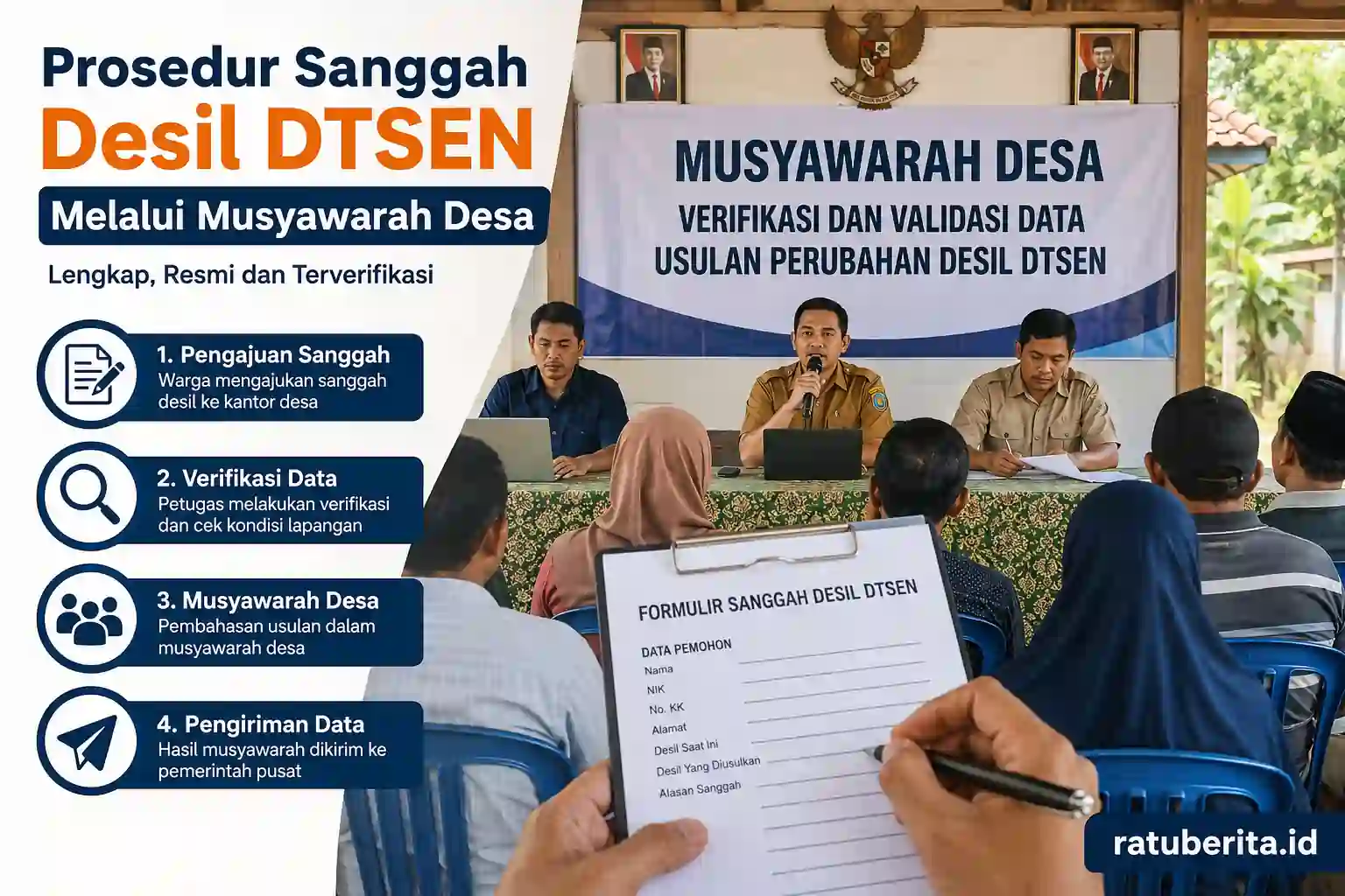 Prosedur Sanggah Desil Dtsen Melalui Musyawarah Desa