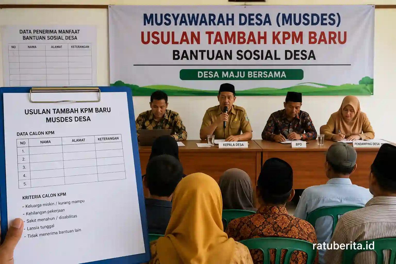 Proses Usulan Tambah Kpm Baru Musdes Desa