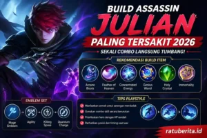 Rekomendasi Build Item Assassin Julian Paling Tersakit