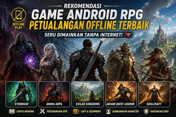 Rekomendasi Game Android Rpg Petualangan Offline Terbaik