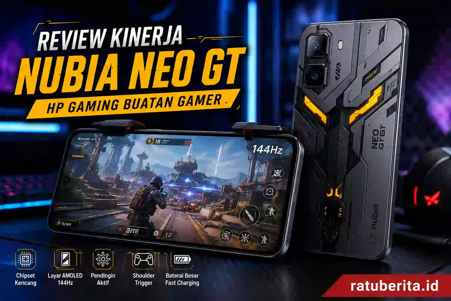 Review Kinerja Hp Gaming Nubia Neo Gt