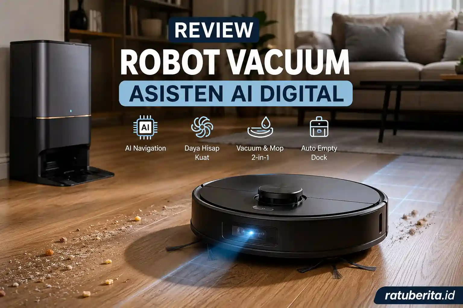 Review Robot Vacuum Asisten Ai Digital Terbaik Modern 2026