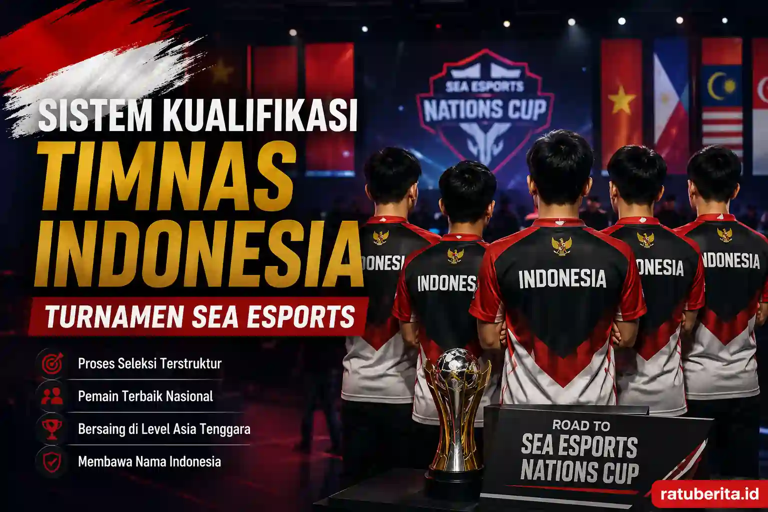 Sistem Kualifikasi Timnas Indonesia Turnamen Sea Esports