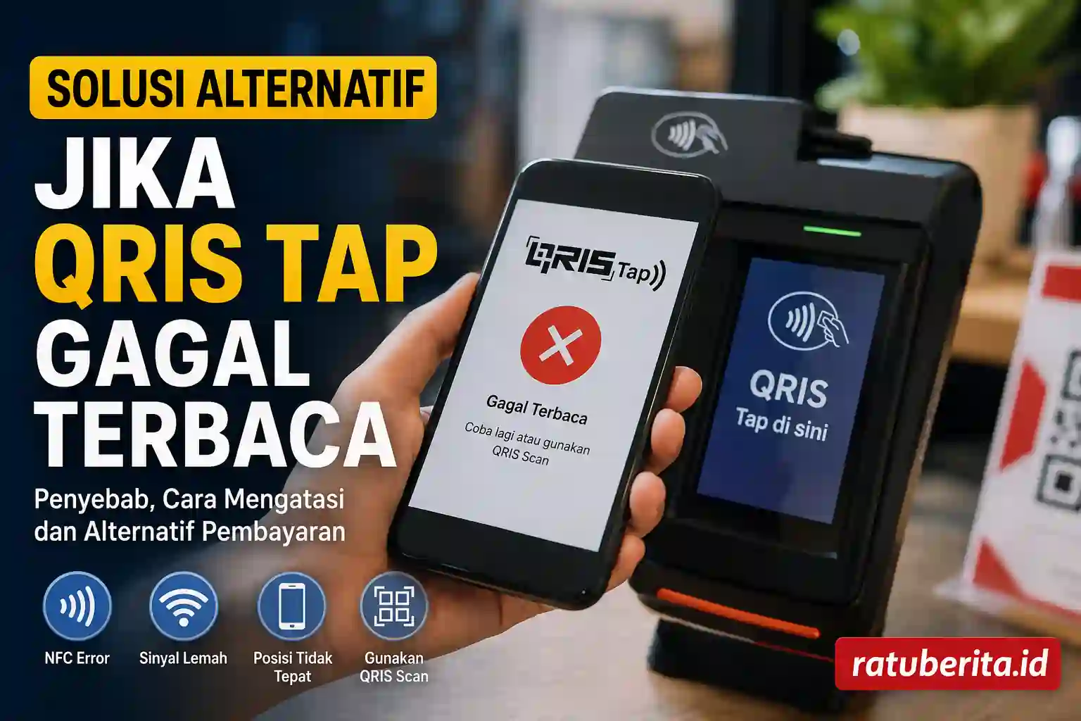 Solusi Alternatif Jika Qris Tap Gagal Terbaca