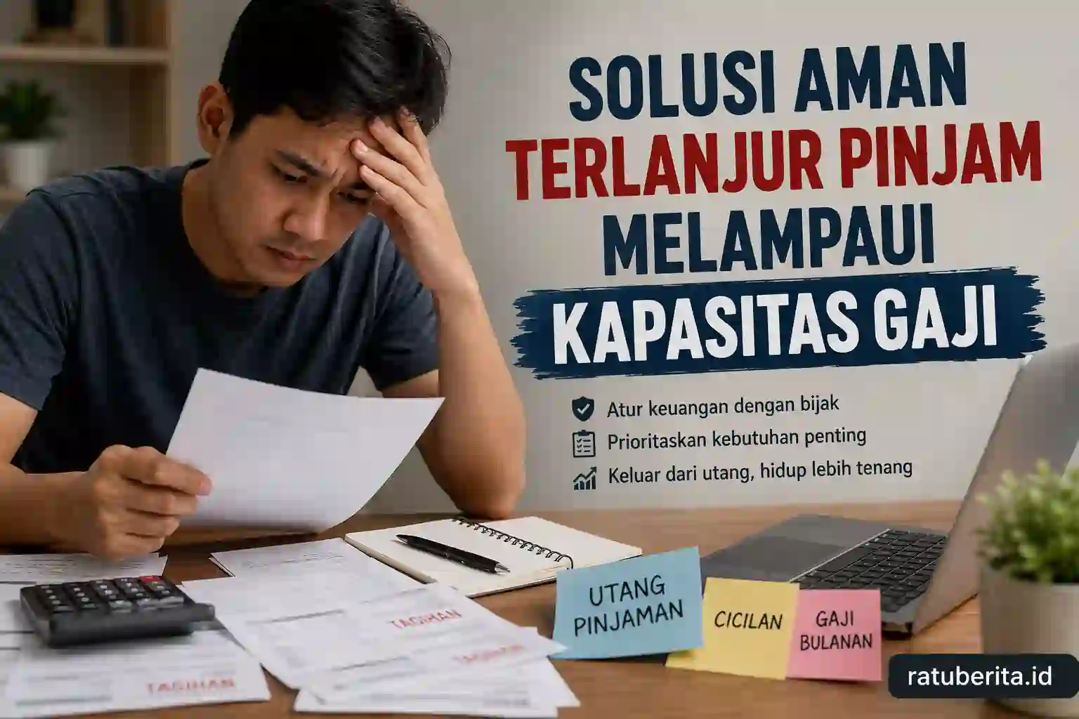 Solusi Aman Terlanjur Pinjam Melampaui Kapasitas Gaji