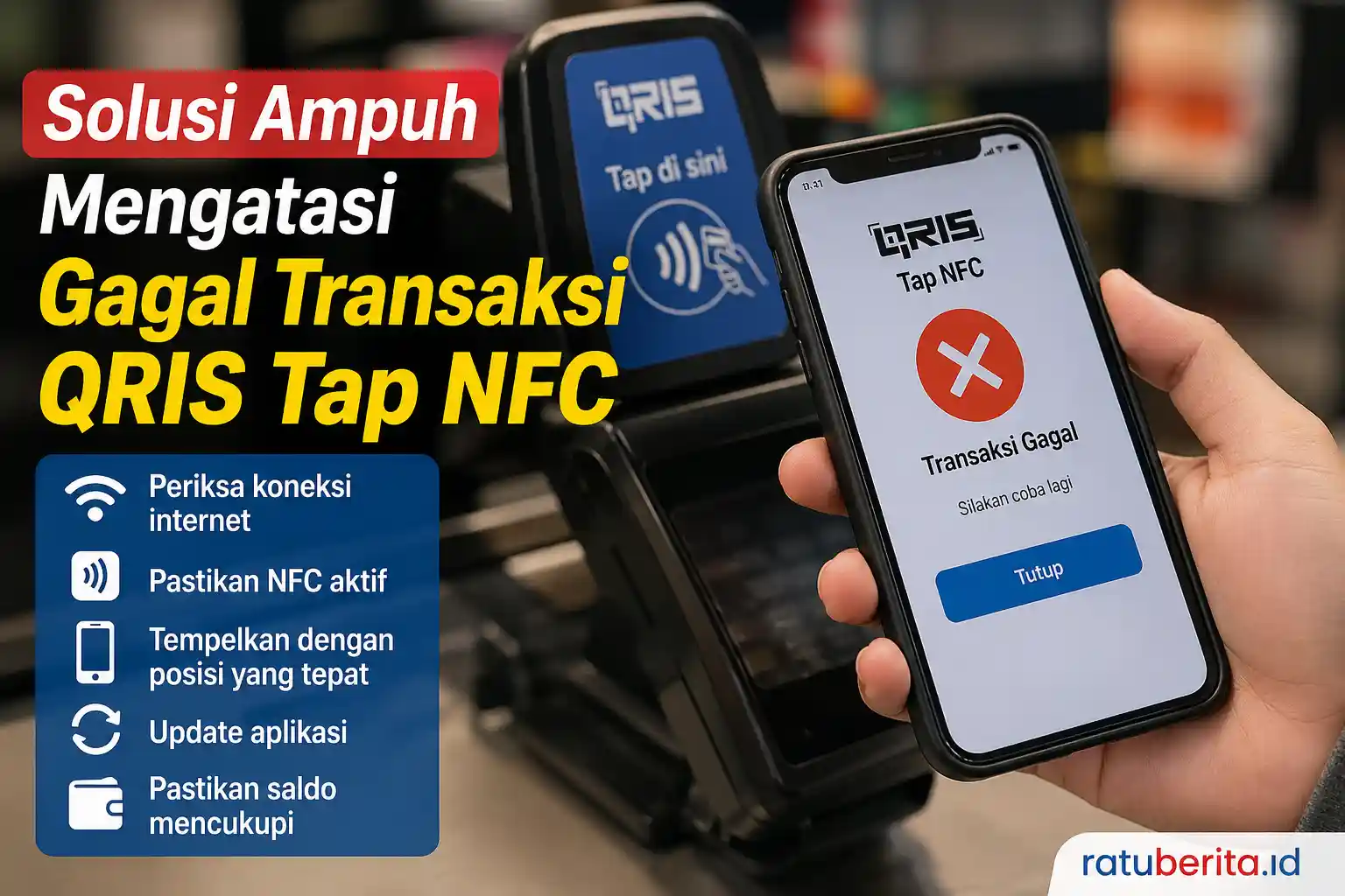 Solusi Ampuh Mengatasi Gagal Transaksi Qris Tap Nfc