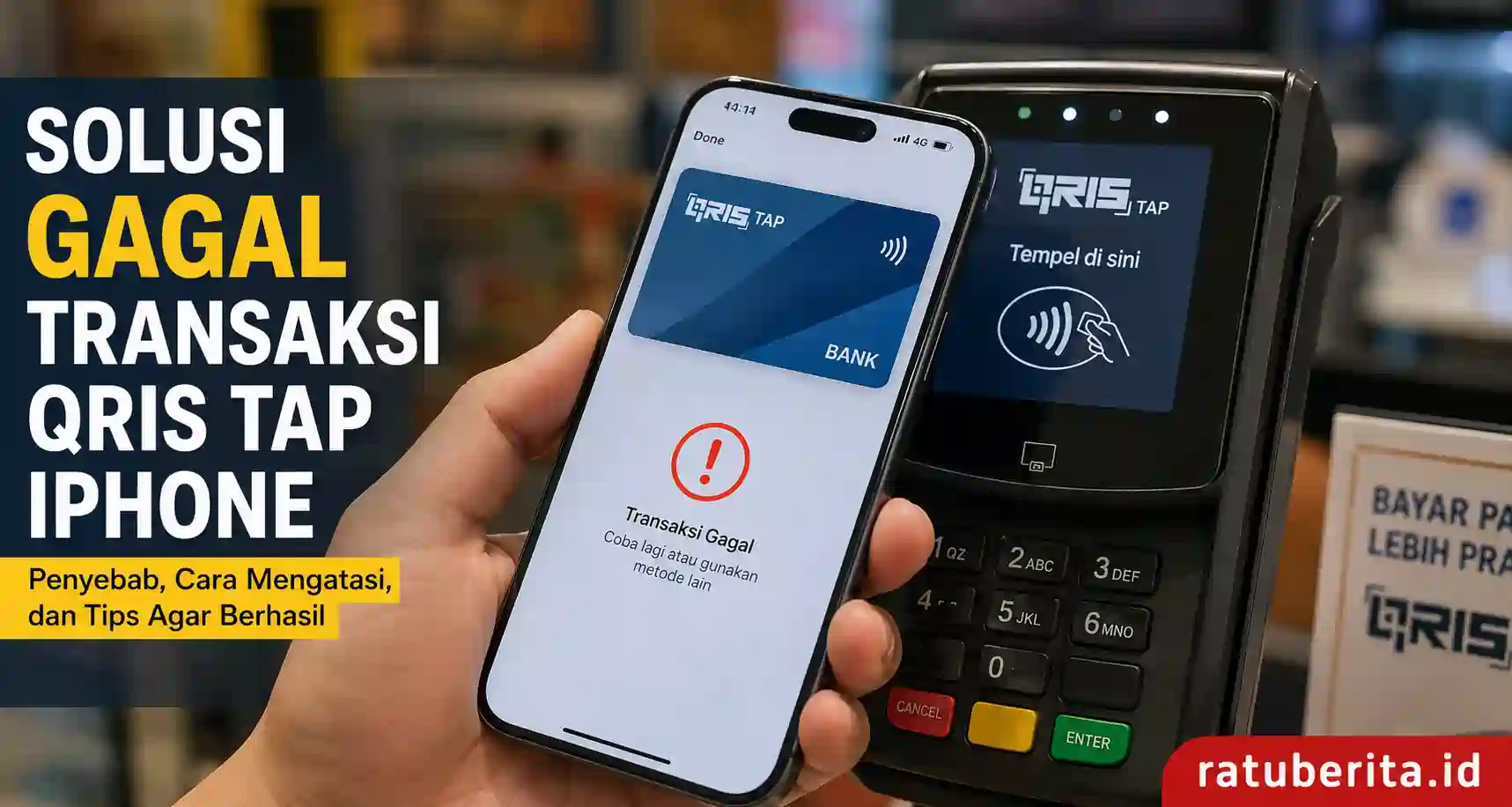 Solusi Gagal Transaksi Qris Tap Iphone