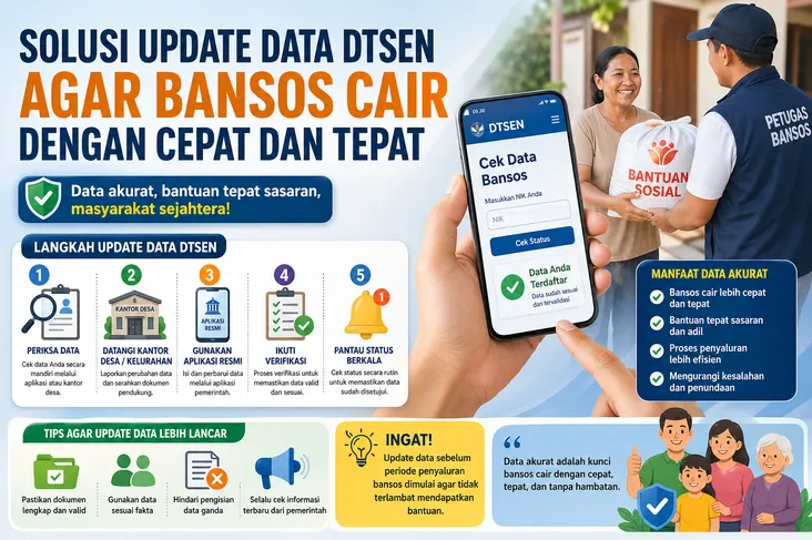Solusi Update Data Dtsen Agar Bansos Cair