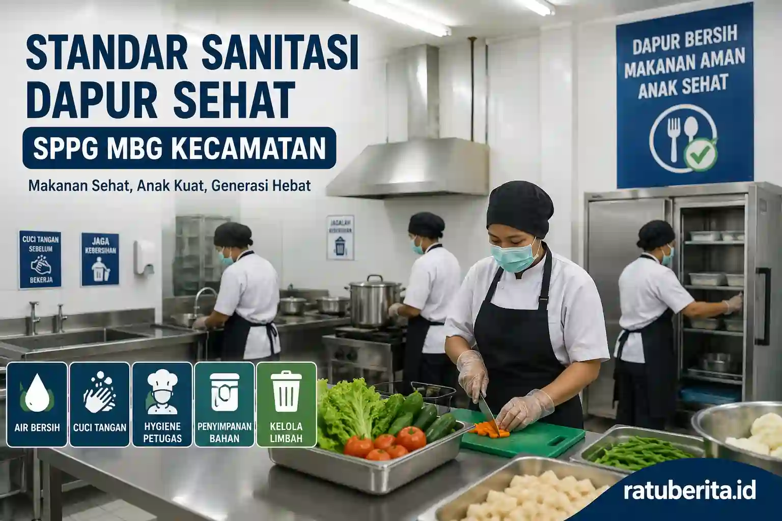 Standar Sanitasi Dapur Sehat Sppg Mbg Kecamatan