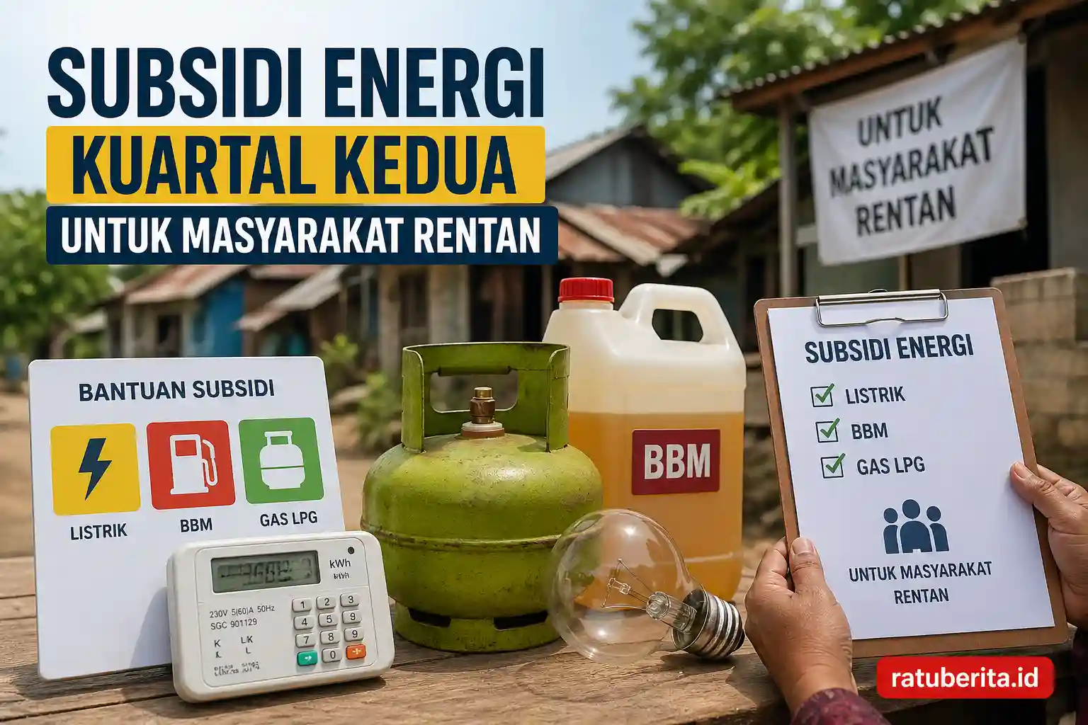 Subsidi Energi Kuartal Kedua Untuk Masyarakat Rentan