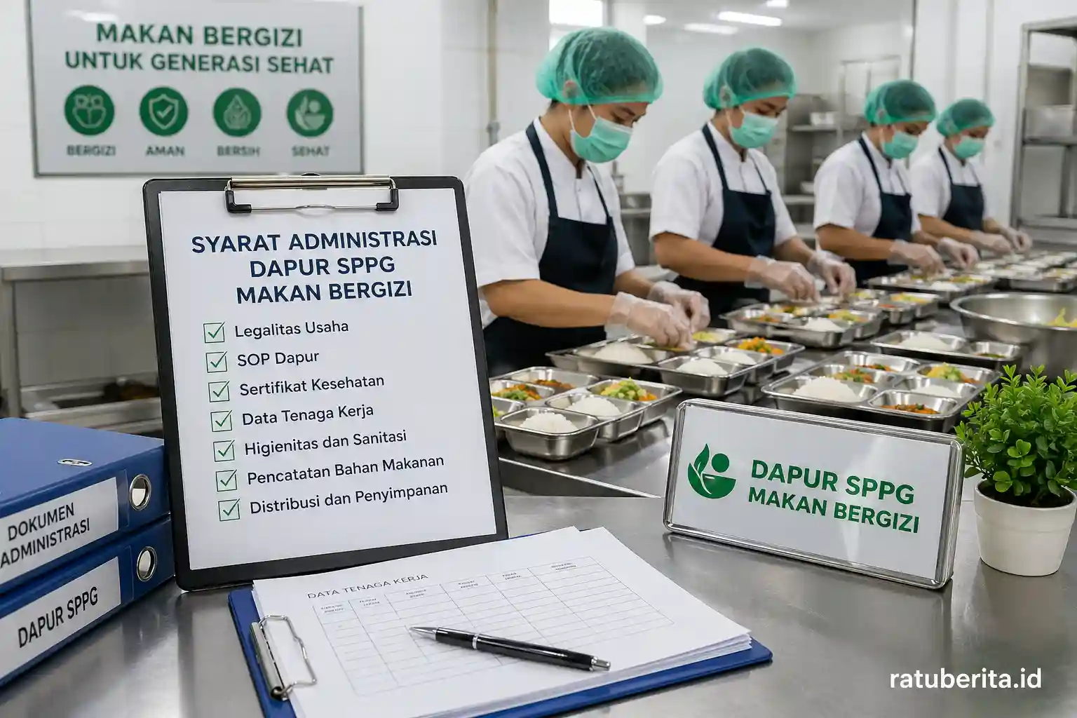 Syarat Administrasi Dapur Sppg Makan Bergizi