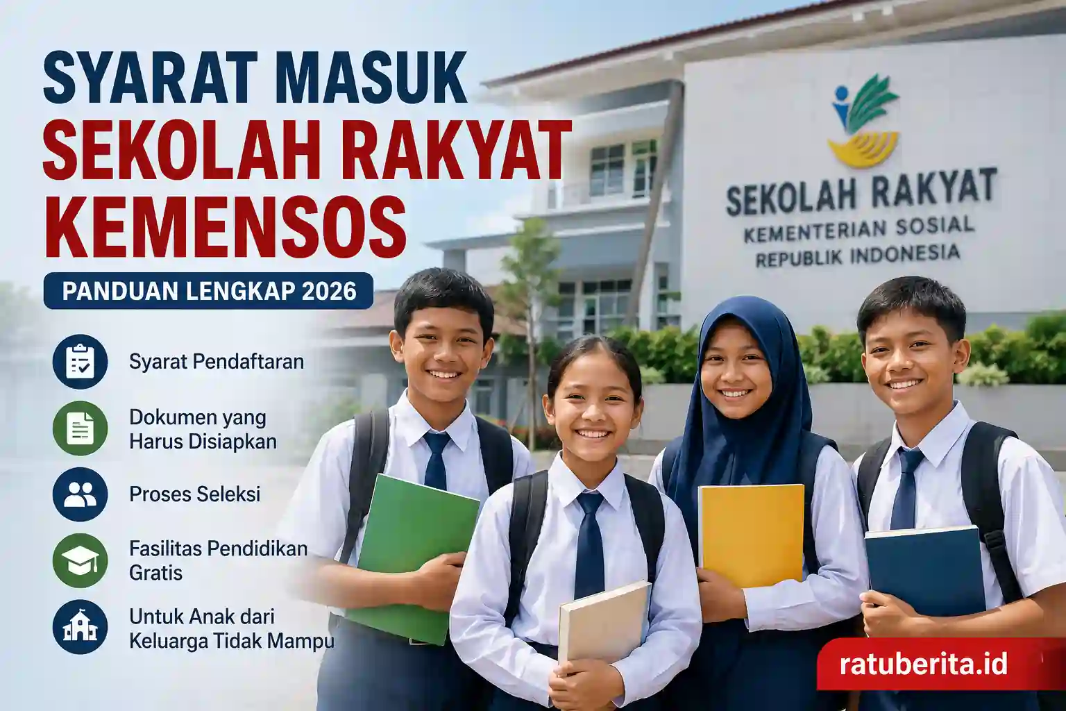 Syarat Masuk Sekolah Rakyat Kemensos
