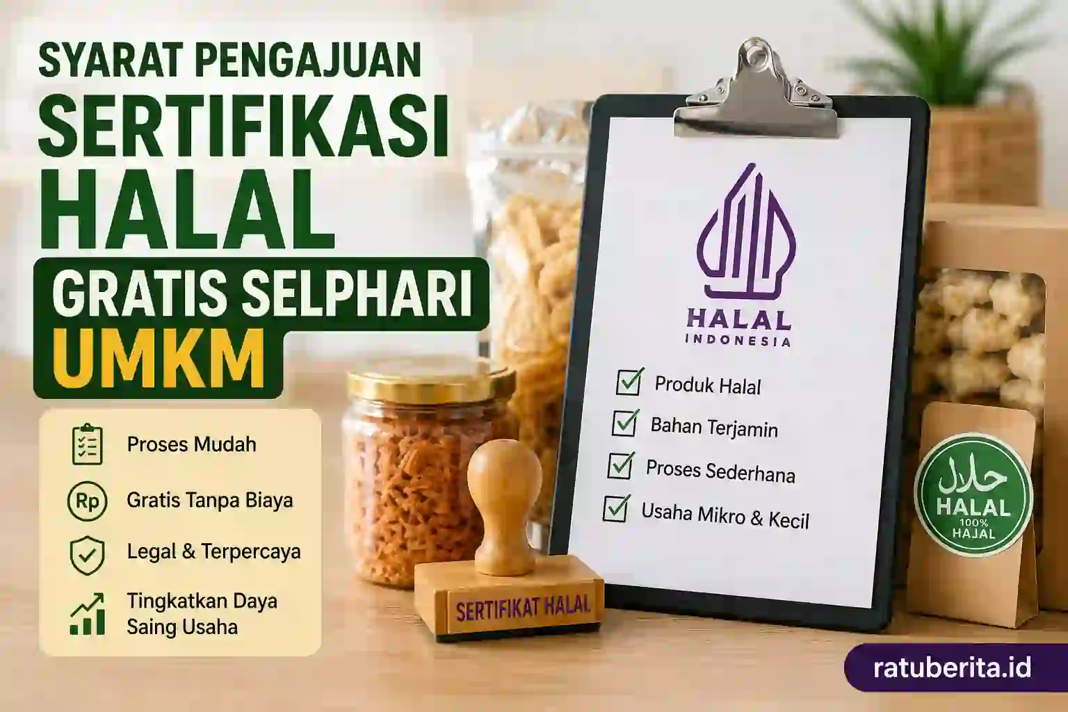 Syarat Pengajuan Sertifikasi Halal Gratis Selphari Umkm