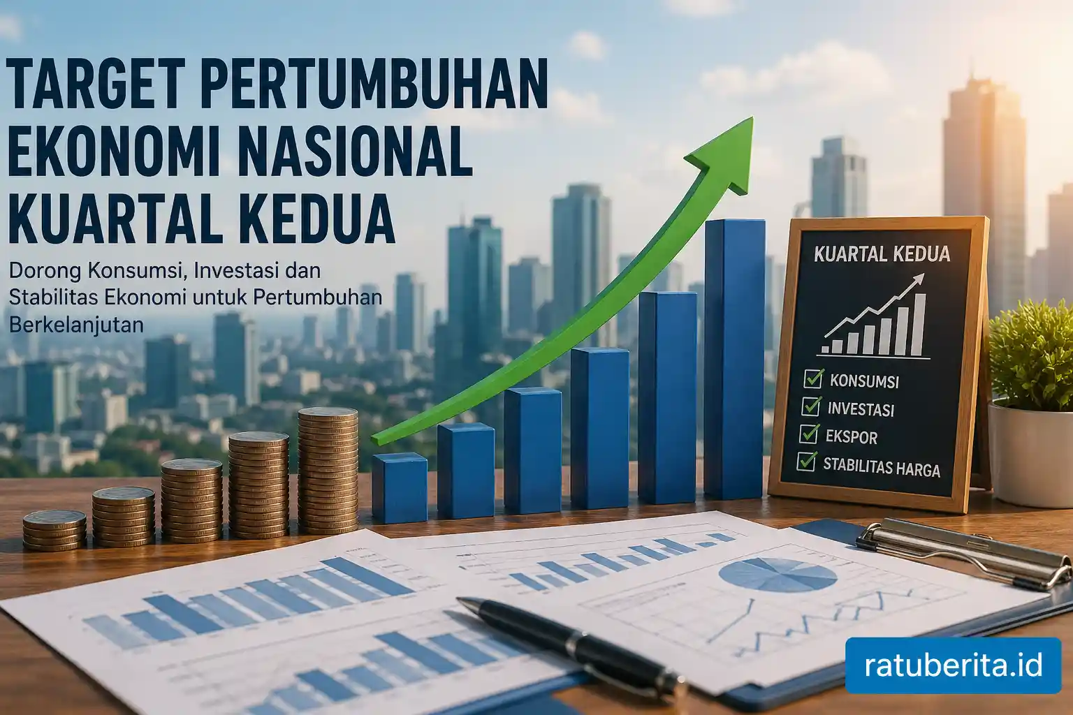 Target Pertumbuhan Ekonomi Nasional Kuartal Kedua