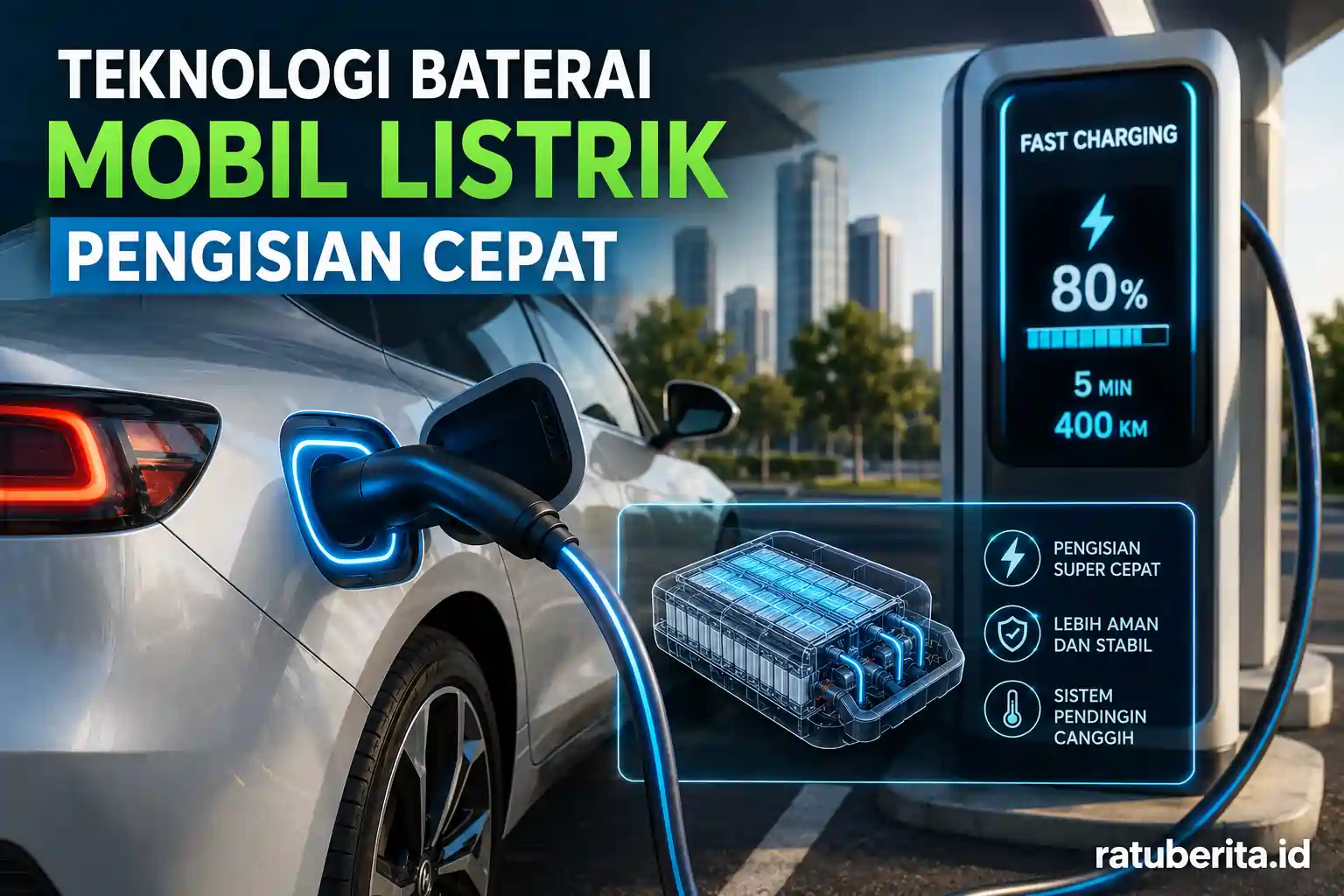 Teknologi Baterai Mobil Listrik Pengisian Cepat