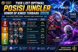 Tier List Optimal Posisi Jungler Honor Of Kings