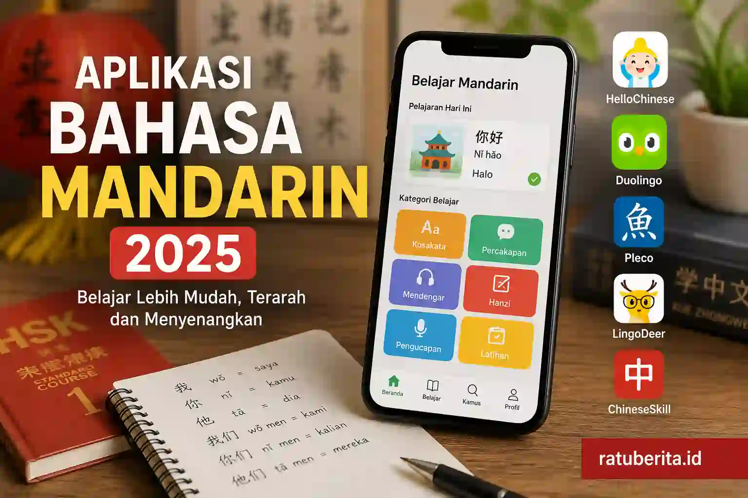 Aplikasi Bahasa Mandarin 2025
