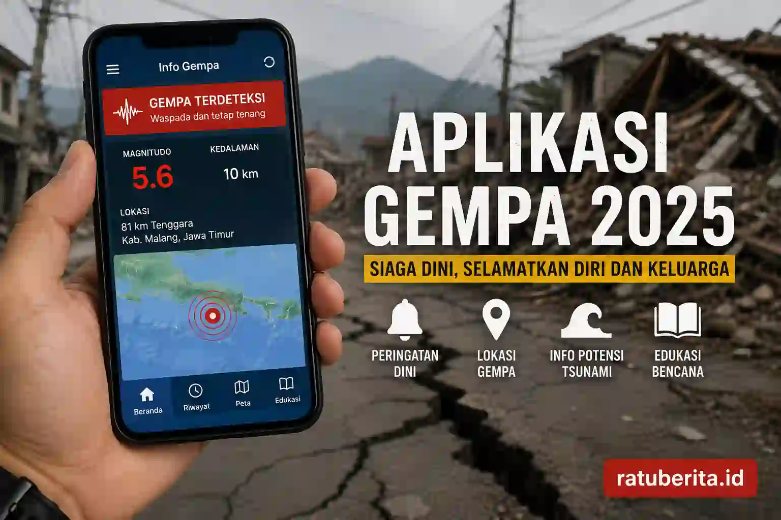 Aplikasi Gempa 2025