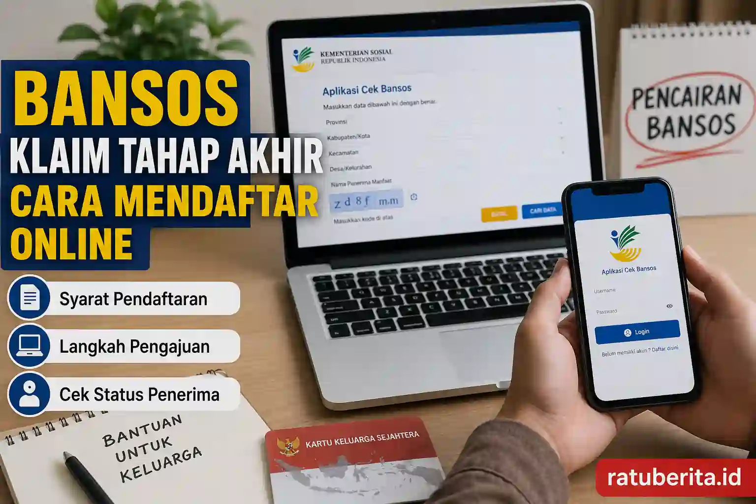 Bansos Klaim Tahap Akhir cara mendaftar online
