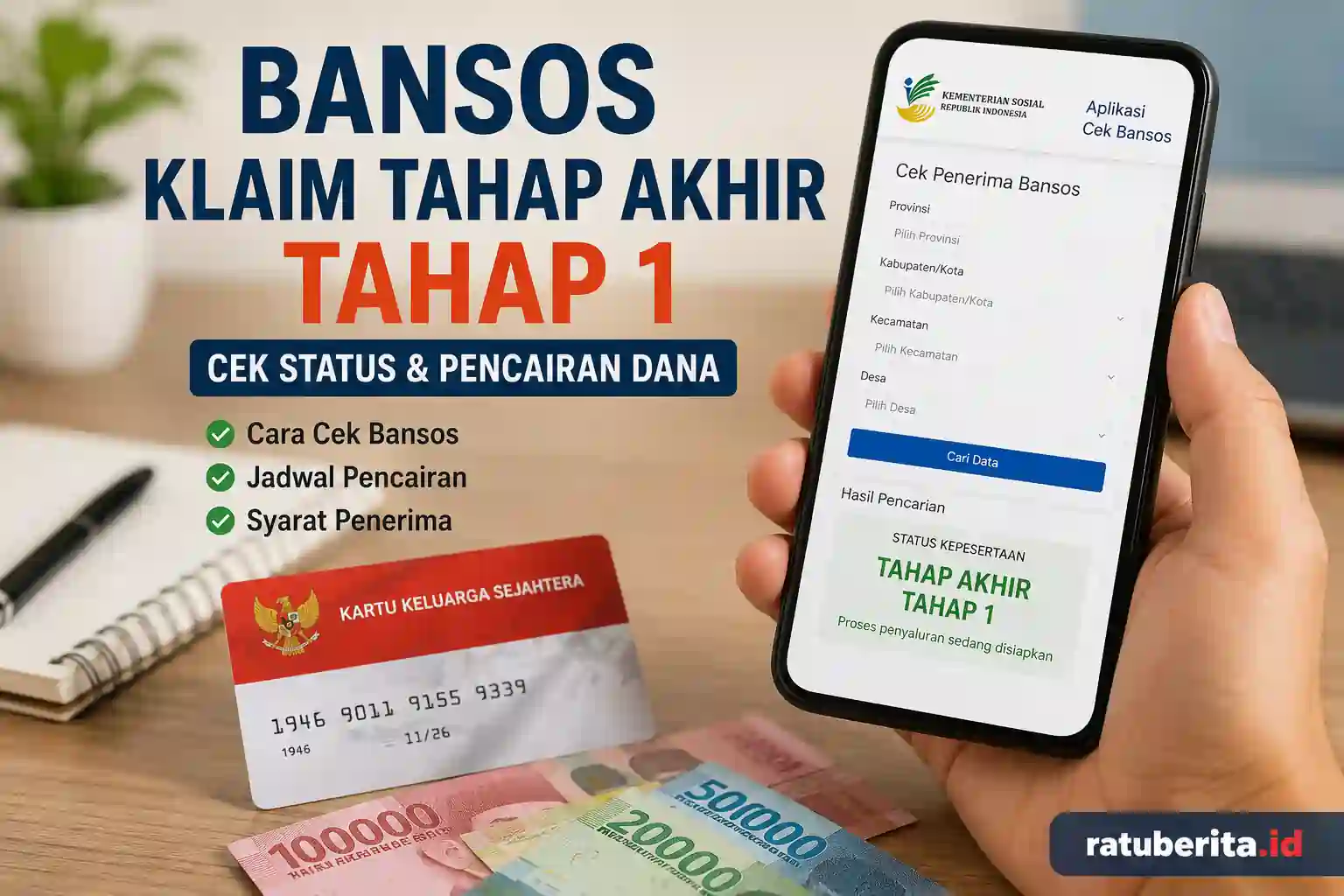 Bansos Klaim Tahap Akhir tahap 1