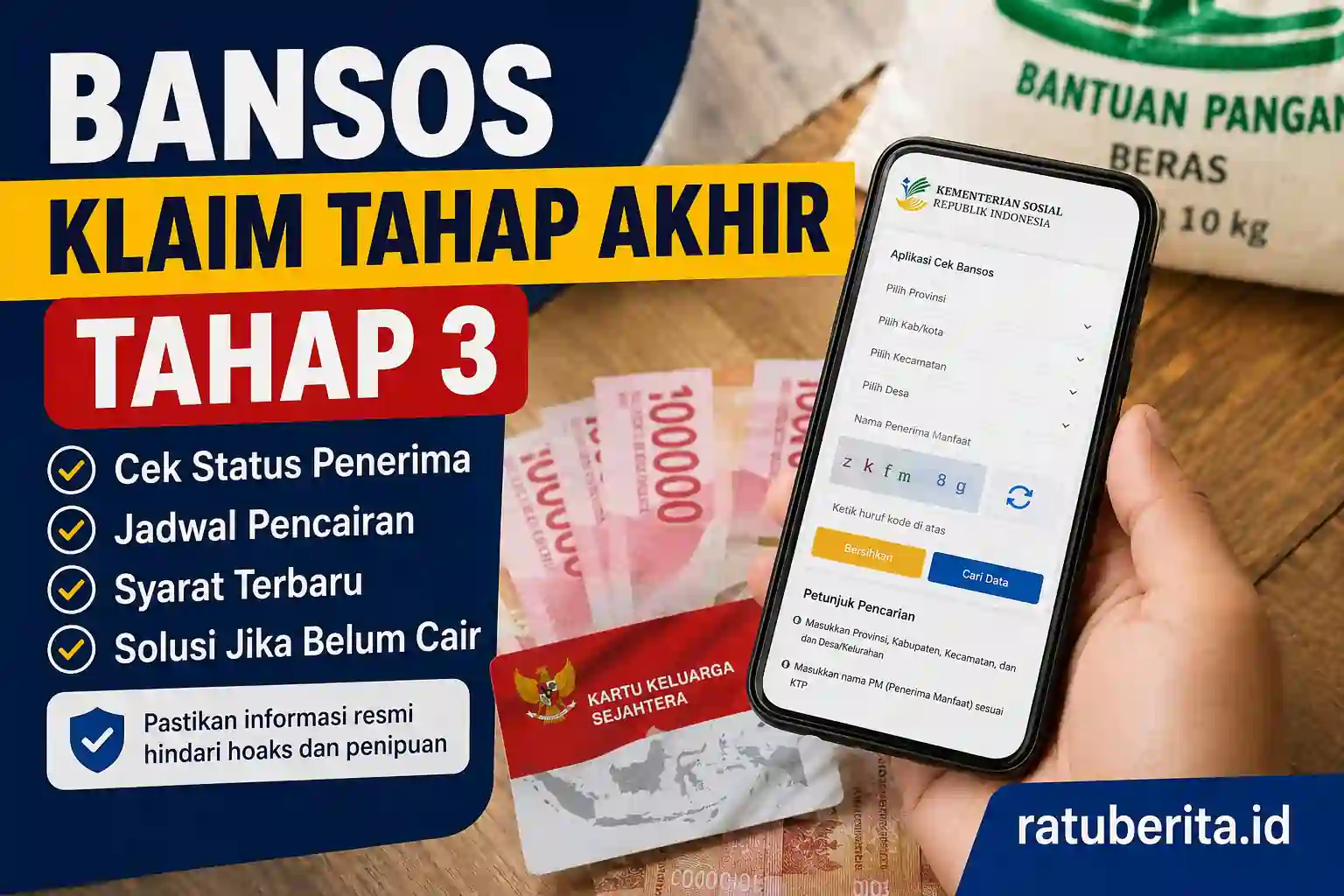 Bansos Klaim Tahap Akhir tahap 3