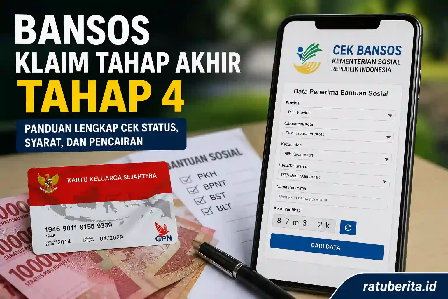 Bansos Klaim Tahap Akhir tahap 4