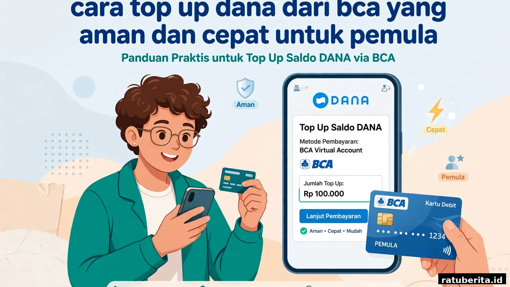 Cara Top Up Dana Dari Bca