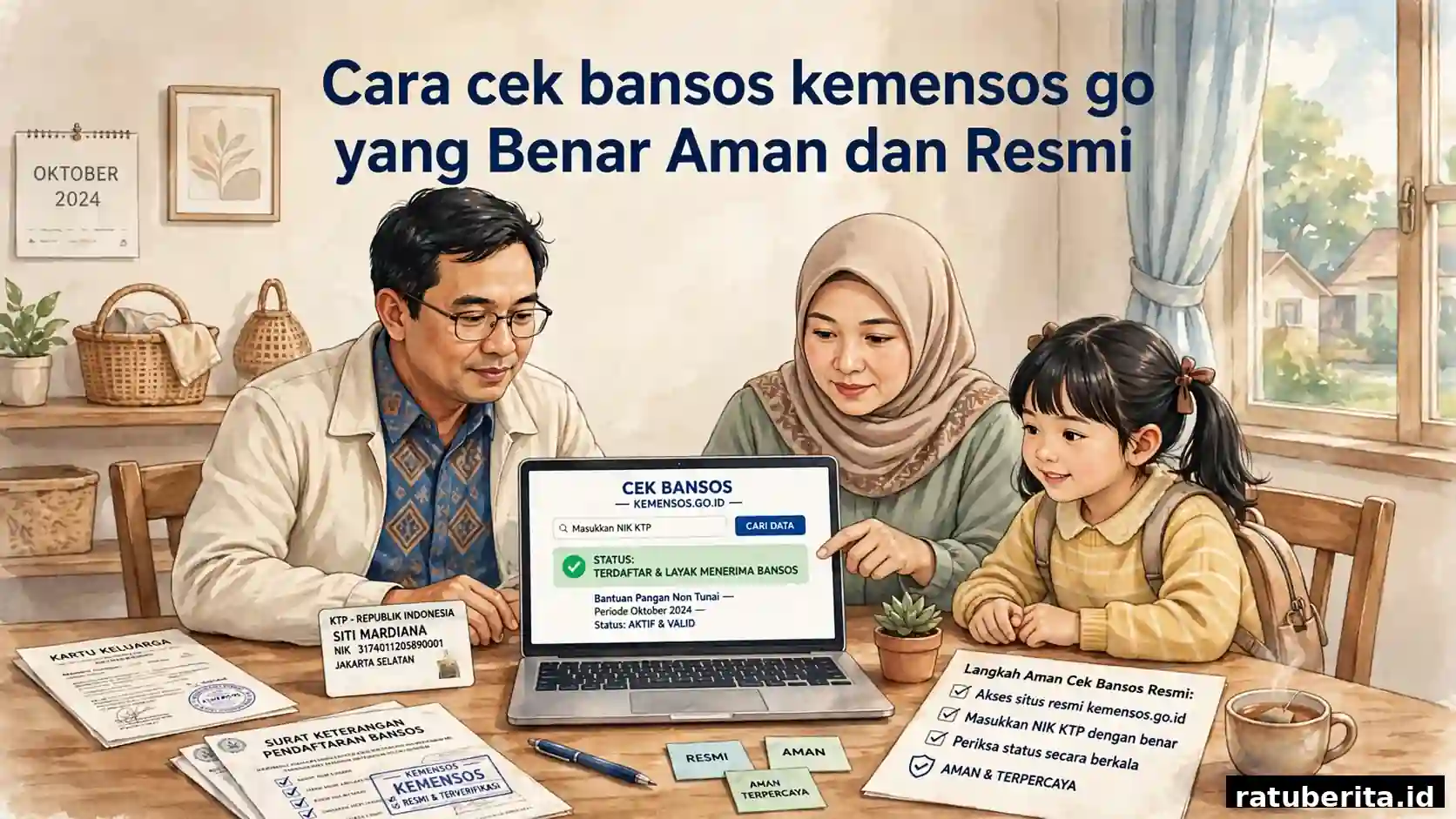 Cek Bansos Kemensos Go