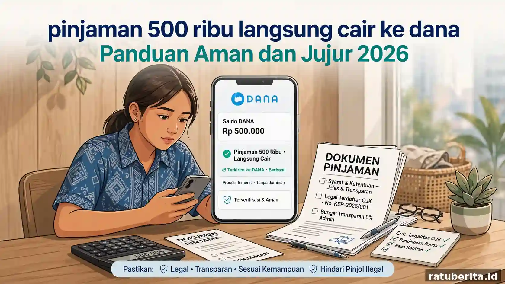 Pinjaman 500 Ribu Langsung Cair Ke Dana